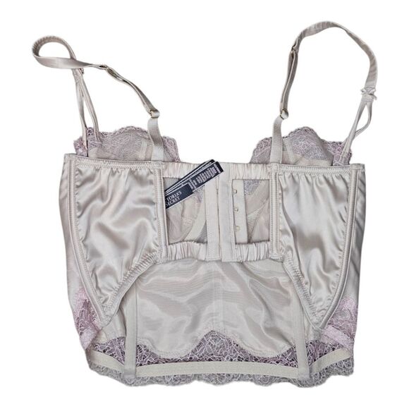 VICTORIA'S SECRET Dream Angels Unlined Long Line Balconette Bra - Size 34DD - Picture 2 of 7